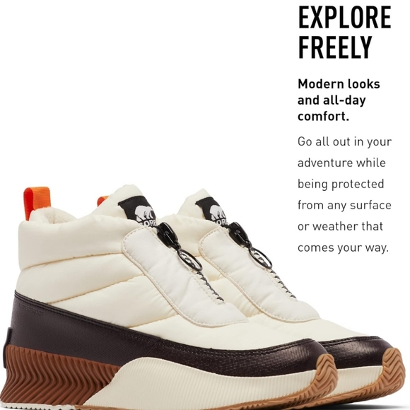 Sorel Women's Out 'N About Puffy Zip Waterproof Boot new - Picture 2 of 9